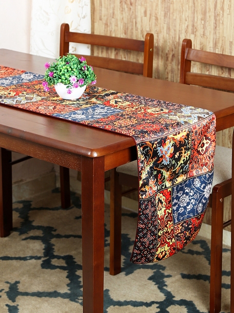 

Reinvention Factory Multicoloured Printed Table Runner, Multi