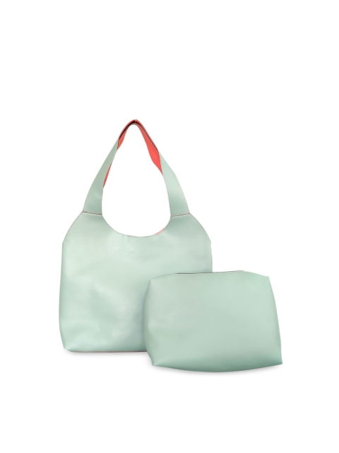 

Toteteca Women Green Solid Shoulder Bag With Pouch