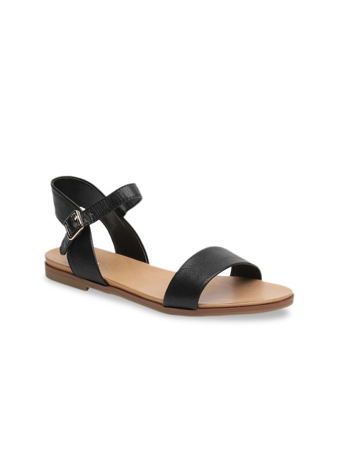 

ALDO Women Black Solid Open Toe Flats