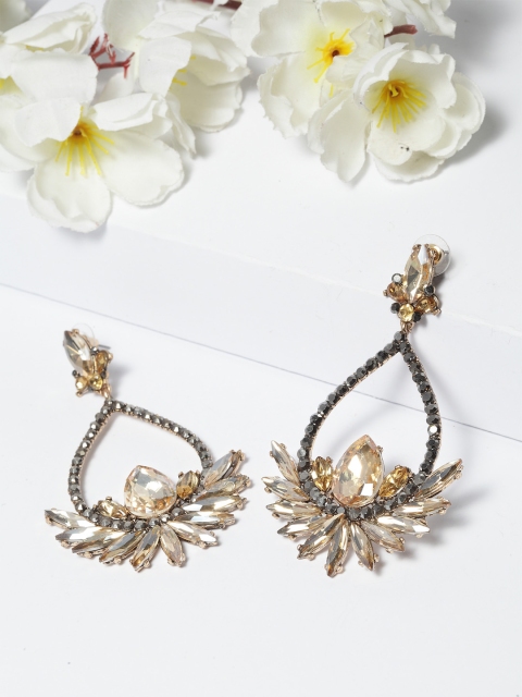 

AVANT-GARDE PARIS Gold-Plated & Chandelier Contemporary Drop Earrings