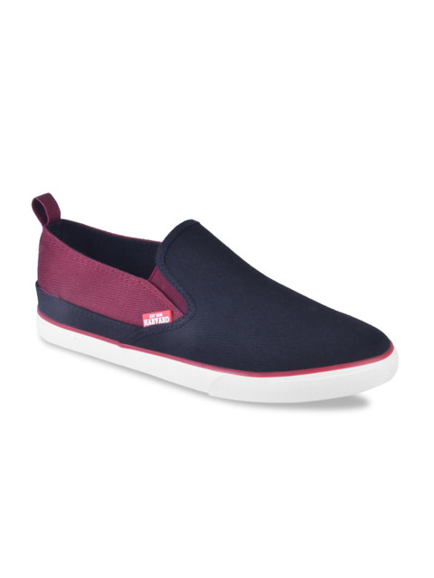 

Harvard Men Navy Blue Slip-On Sneakers