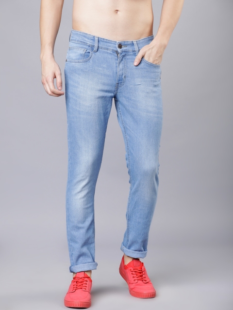 

HIGHLANDER Men Blue Slim Fit Mid-Rise Clean Look Stretchable Jeans