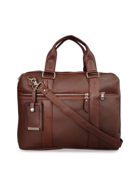 

Toteteca Unisex Brown Laptop Bag