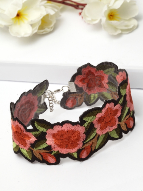 

AVANT-GARDE PARIS Black & Red Choker Necklace