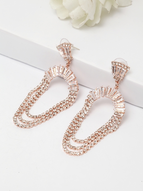 

AVANT-GARDE PARIS Gold-Plated Contemporary Drop Earrings