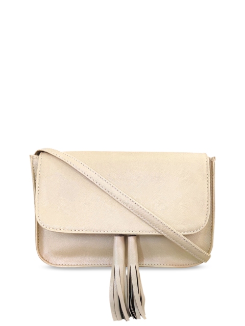 

Toteteca Women Beige Solid Sling Bag