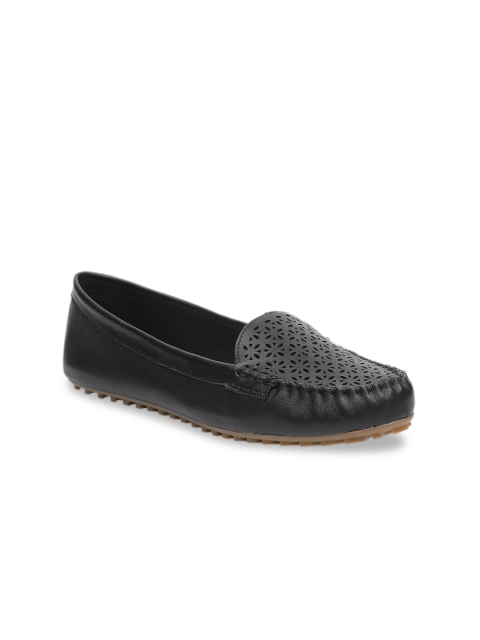 

ALDO Women Black Leather Loafers