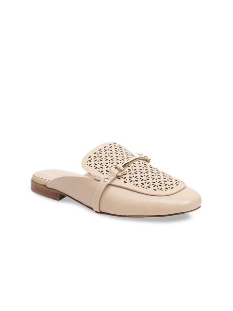 

ALDO Women Beige Solid Mules