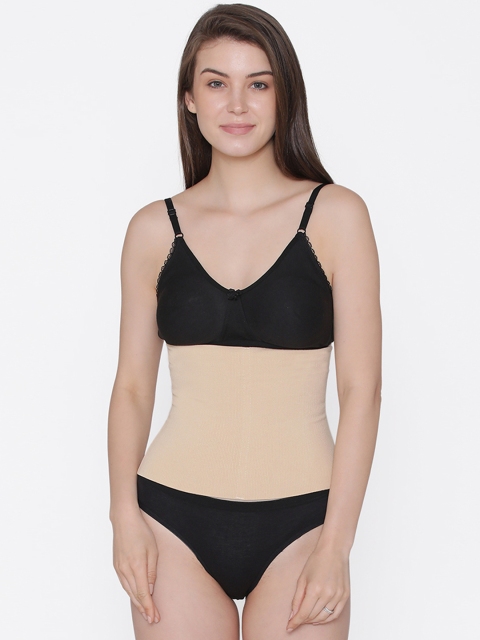 

Clovia Women Beige Solid High Waist Tummy Shaper Belt SW0047P24O