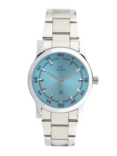 

maxima Women Blue Analogue Watch O-56385CMLI