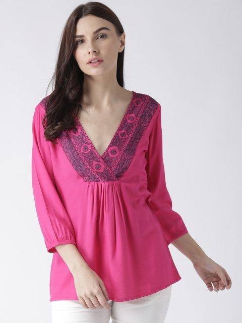 

MsFQ Women Fuchsia Printed Top