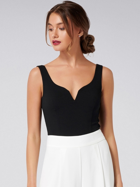 

Forever New Women Black Solid Top