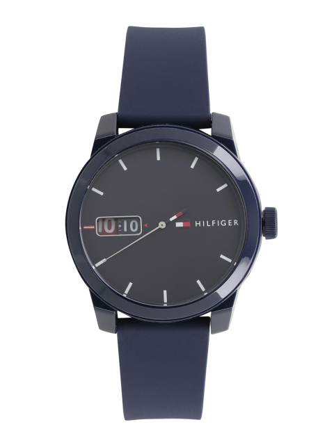 

Tommy Hilfiger Men Black & Blue Analogue Watch TH1791381
