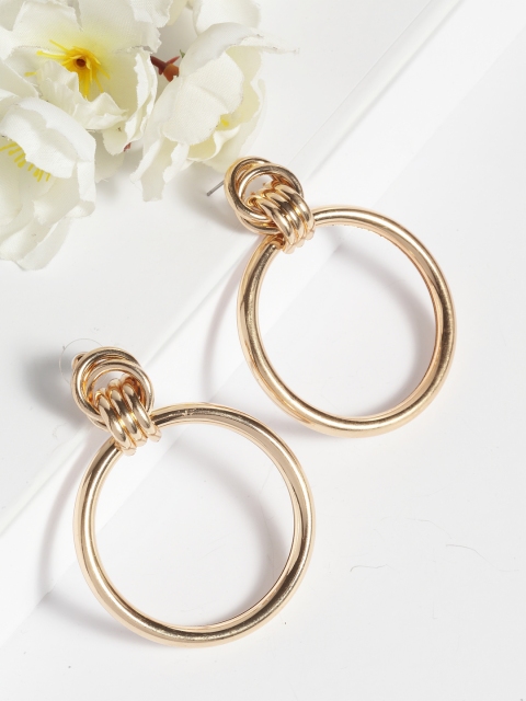 

AVANT-GARDE PARIS Gold-Plated Circular Drop Earrings