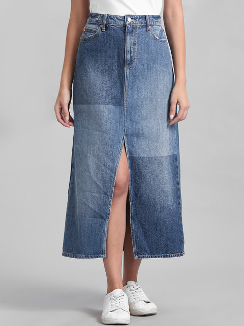 

GAP Blue Denim Pencil Skirt