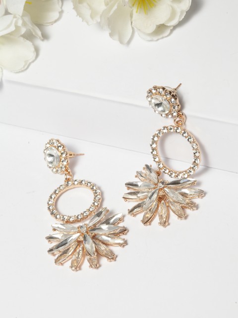 

AVANT-GARDE PARIS Gold-Plated Chandelier Circular Drop Earrings