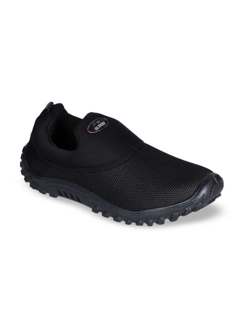 

Gliders Men Black Slip-On Sneakers