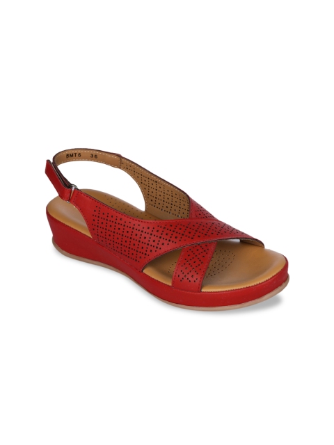 

Healers Women Red Solid Heels