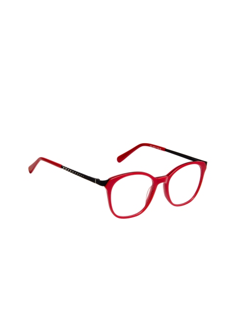 

David Blake Women Red & Black Full Rim Square Frames EWDB1944KD1373C5