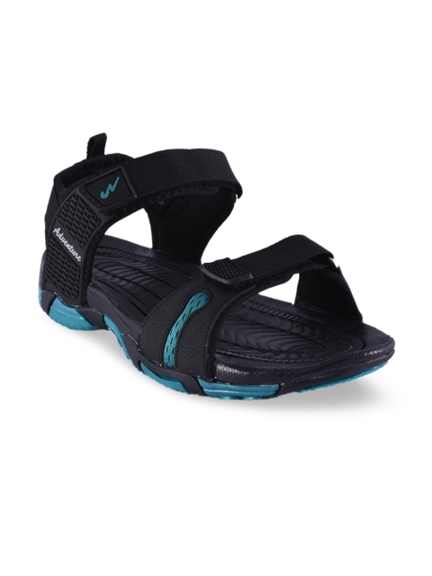 

Campus Men CRAVT Black Sports Sandals