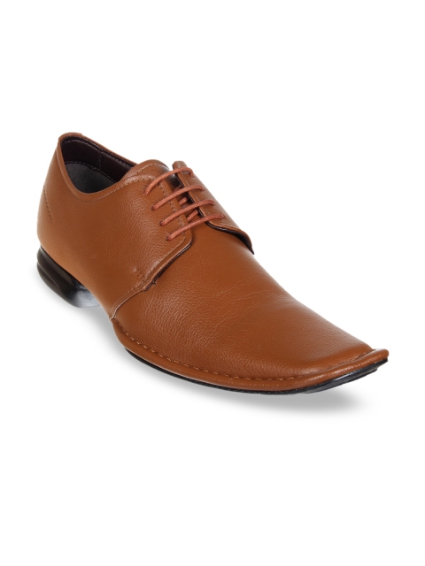 

Franco Leone Men Tan Brown Formal Derbys