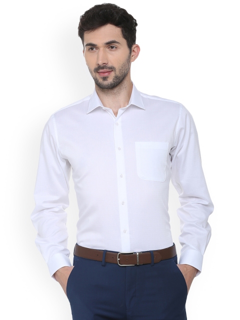 

Van Heusen Men White Regular Fit Solid Formal Shirt