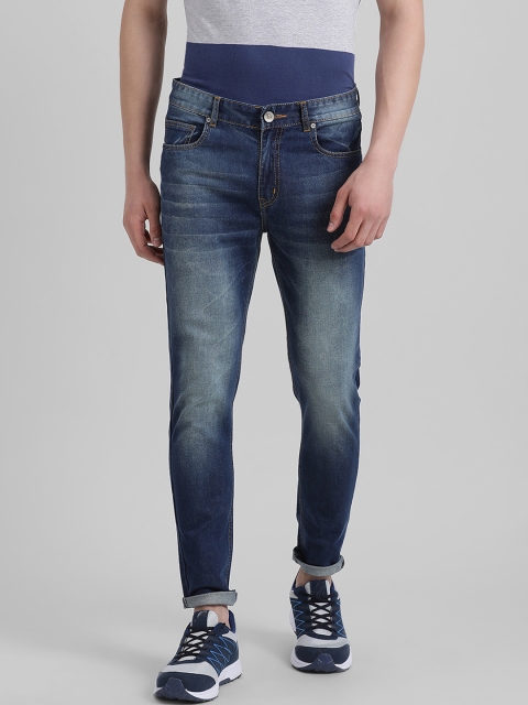 

REALM Men Blue Super Skinny Fit Mid-Rise Clean Look Jeans