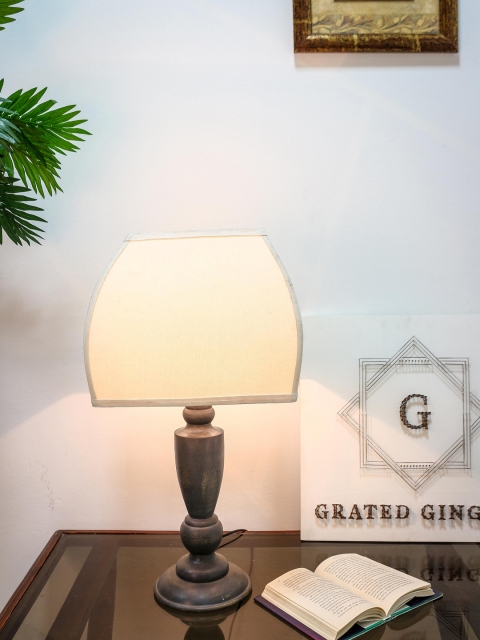 

Grated Ginger Black Table Lamp Shade