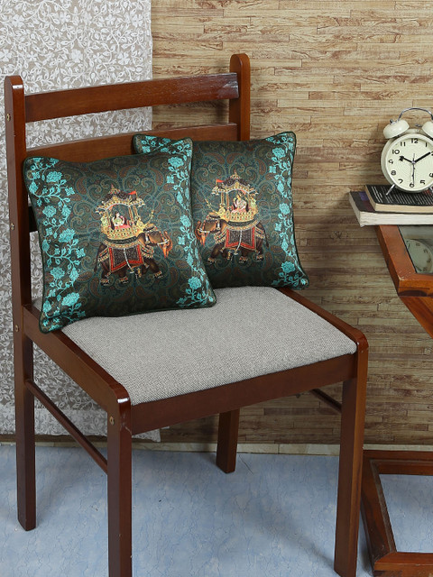 

Reinvention Factory Set of 2 Cushion Covers, Green