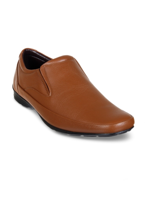 

Franco Leone Men Tan Brown Semiformal Slip-Ons