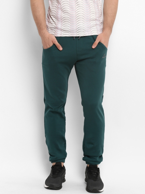 

Alcis Men Green Solid Straight-Fit Joggers