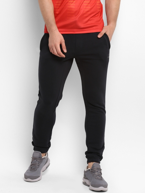 

Alcis Men Black Solid Straight-Fit Joggers