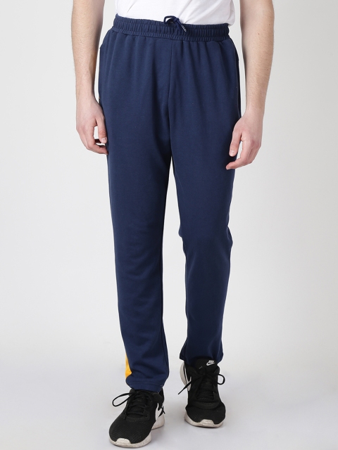 

Alcis Men Navy Blue Solid Straight-Fit Track Pants