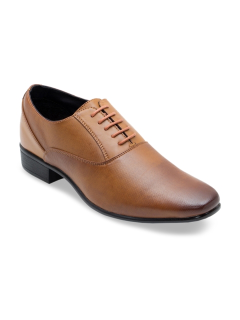 

Franco Leone Men Tan Brown Formal Oxfords