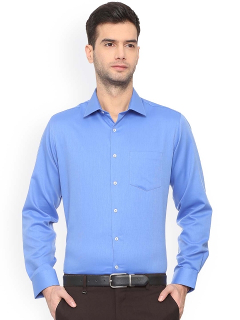 

Van Heusen Men Blue Regular Fit Solid Formal Shirt