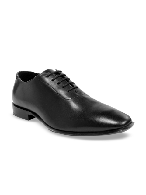 

One8 Men Black Formal Leather Derbys