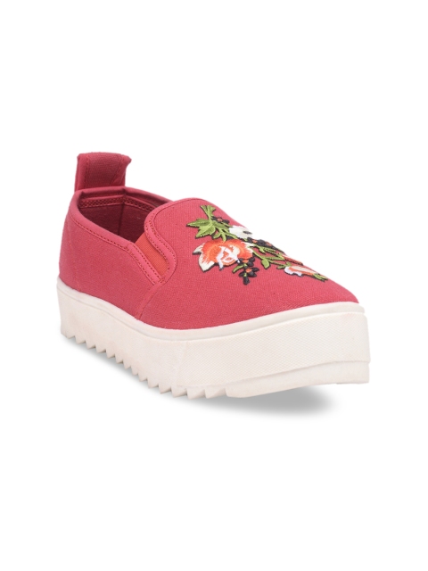 

SCENTRA Women Pink Slip-On Sneakers