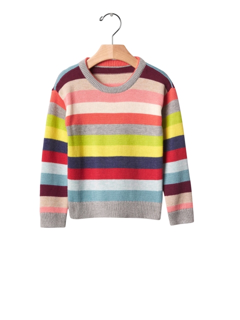 

GAP Baby Crazy Stripe Crew Sweater, Multi