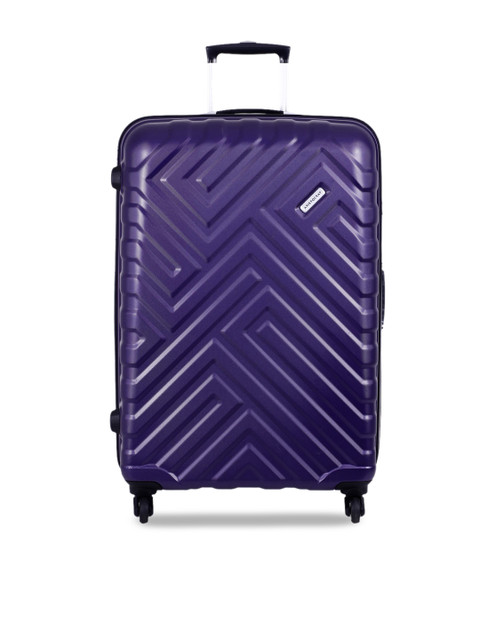 

Aristocrat Unisex Purple Solid Hard-Sided Large Trolley Bag