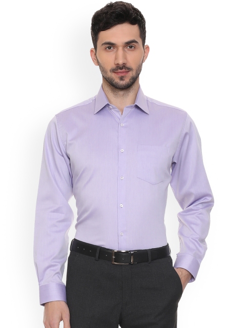 

Van Heusen Men Purple Regular Fit Solid Casual Shirt