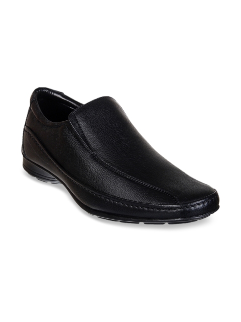 

Franco Leone Men Black Semiformal Slip-Ons