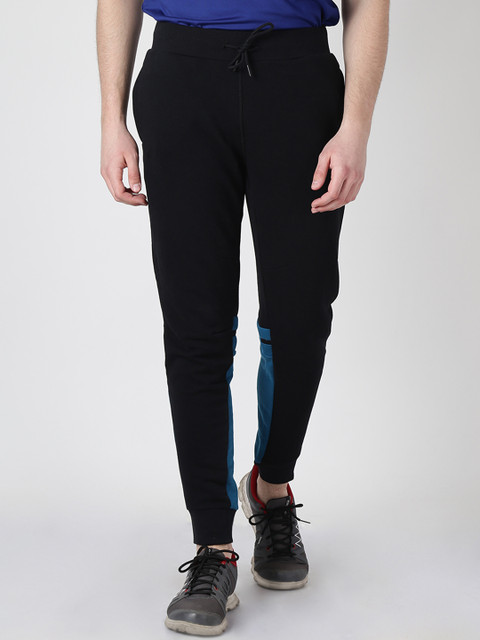 

Alcis Men Black Solid Straight-Fit Joggers
