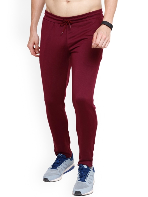 

Alcis Men Maroon Solid Slim-Fit Track Pants