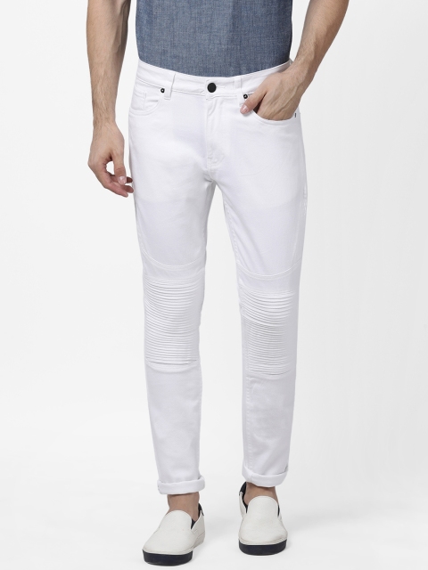 

Blue Saint Men White Slim Fit Mid-Rise Clean Look Jeans