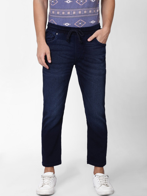 

Blue Saint Men Navy Blue Slim Fit Mid-Rise Clean Look Jeans