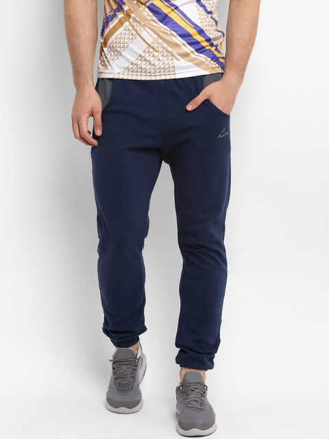 

Alcis Men Navy Blue Solid Straight-Fit Joggers