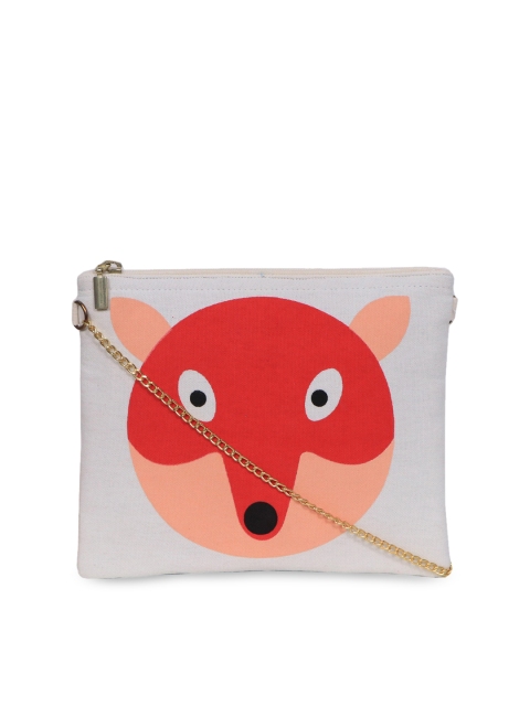 

Diwaah Off-White Printed Sling Bag