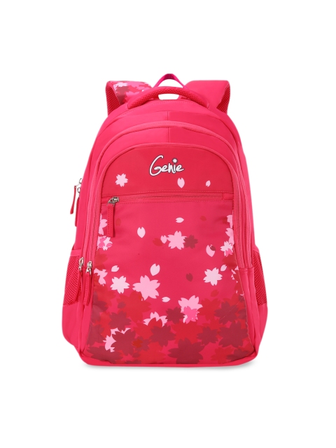 

Genie Girls Pink Printed 15 inches Small Backpack