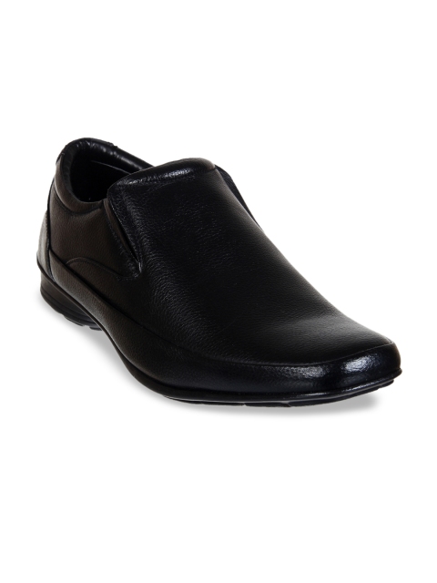 

Franco Leone Men Black Semiformal Slip-Ons