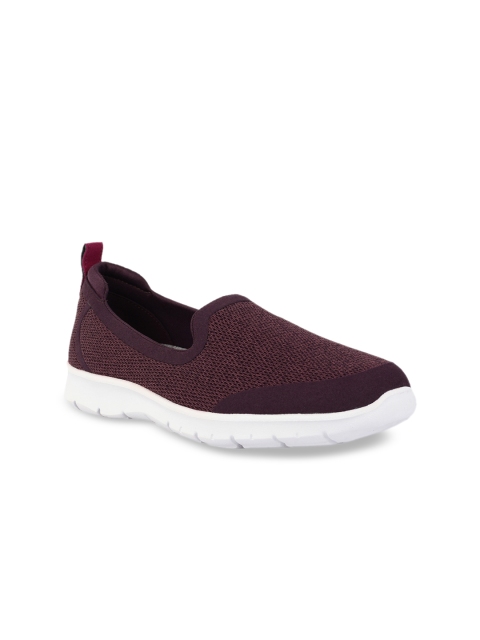 

Clarks Women Purple Slip-On Sneakers